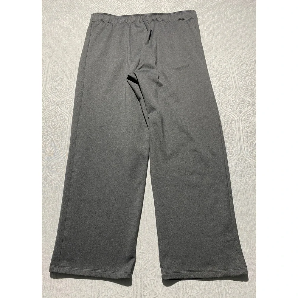 Nike Mens XL Gray Wide Leg Fleece Sweatpants Loose Fit Training Pants - Picture 5 of 6